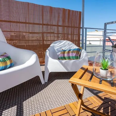 Komfortables Haus Mit Sonnenterrassen & Meerblick Prázdninový dům Olhão